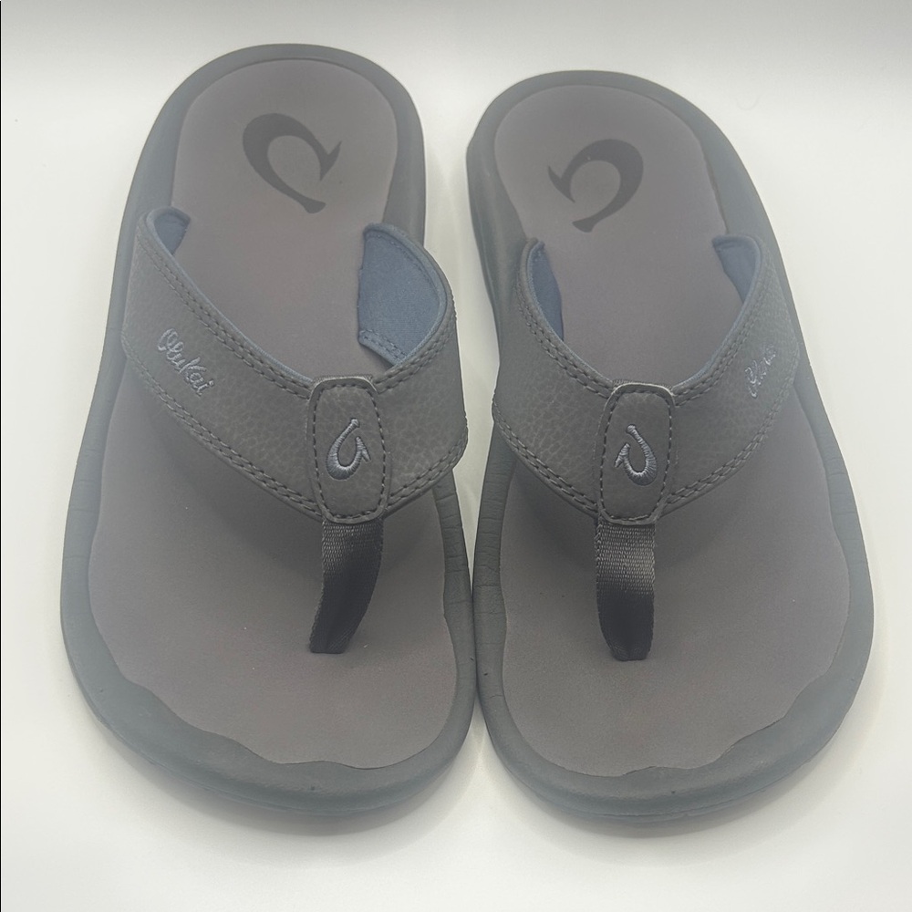 Olukai Ohana - Pavement Gray Flip Flops Mens 7
